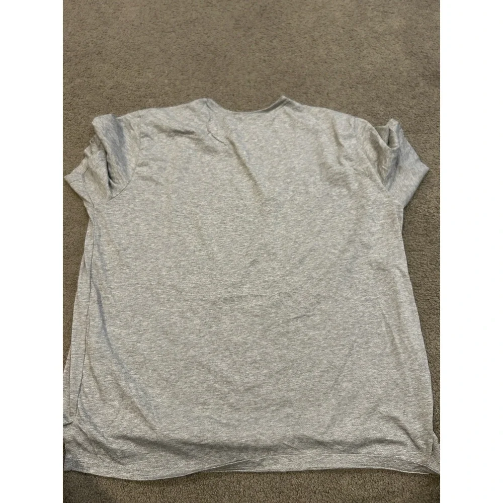 Nike‎ Dri-Fit Men's 2XL Short Sleeve T-Shirt Grey Performance Training Athletic